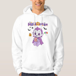 Schattigee Baby Vampier Halloween Kawaii Design Hoodie