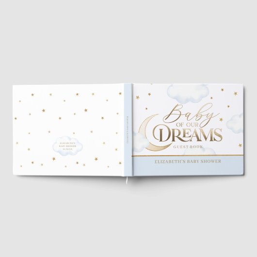 Schattigee Baby van ons Dreams Baby shower Gastenb Gastenboek (Volledig)