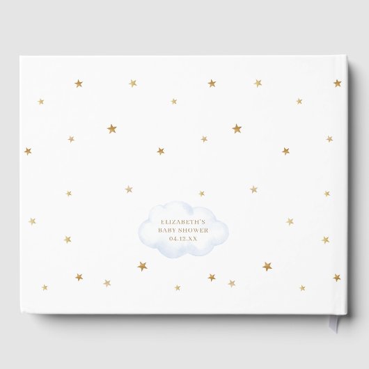 Schattigee Baby van ons Dreams Baby shower Gastenb Gastenboek (Achterkant)