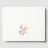 Schattigee Baby Voeten Blush Roze Bloemen Meisje B Gastenboek (Achterkant)