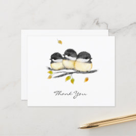 Schattigee Baby Vogel 3 Kuikens op Boomtak