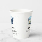 Schattigee Baby Whale Baby shower papieren beker (Rechts)