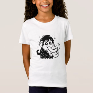 Schattigee Baby wollige mammoet T-shirt