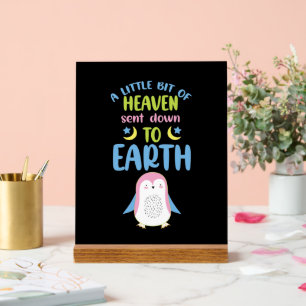 Schattigee baby word art Heaven kinderkamer Acryl Bord