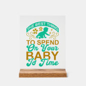 Schattigee baby Word Art Inspiration kinderkamer Acryl Bord (Voorkant)