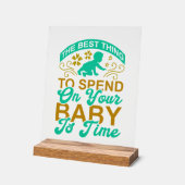 Schattigee baby Word Art Inspiration kinderkamer Acryl Bord (Hoek)