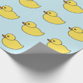 Schattigee Baby Yellow Ducks Ducky Duckie Wrapping Cadeaupapier (Hoek)