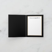 Schattigee baby zebra Bericht toevoegen Kaart (Binnen)