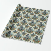 Schattigee Baby Zebra Waterverf Cadeaupapier (Uitgerold)