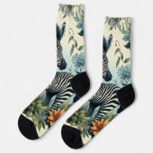 Schattigee  Baby Zebra Waterverf Sokken (Links)