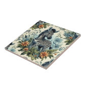 Schattigee  Baby Zebra Waterverf Tegeltje (Zijkant)