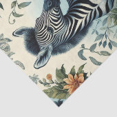 Schattigee Baby Zebra Waterverf Tissuepapier (Detail)