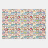 Schattigee babydieren - Baby shower inpakpapier (Voorkant 2)