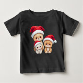 Schattigee babydieren in Christmas Wonderland Art (Voorkant)