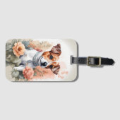 Schattigee babydieren | Jack Russell Terrier Puppy Bagagelabel (Voorkant (horizontaal))