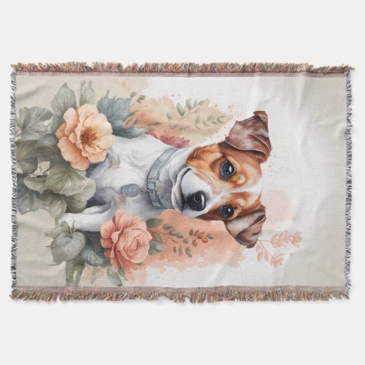 Schattigee babydieren | Jack Russell Terrier Puppy Deken (Voorkant)