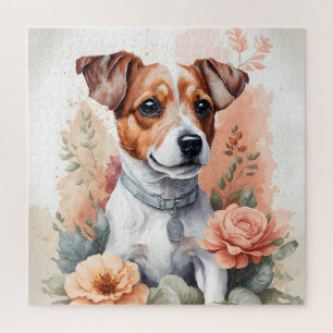 Schattigee babydieren   Jack Russell Terrier Puppy Legpuzzel
