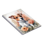 Schattigee babydieren | Schattige Jack Russel Terr Notitieboek (Rechterzijde)