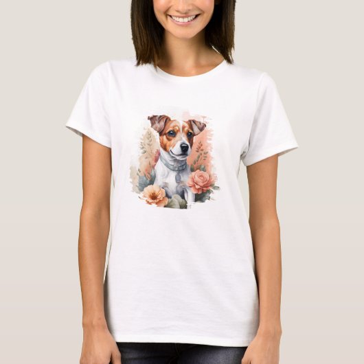 Schattigee babydieren | Schattige Jack Russel Terr T-shirt (Voorkant)