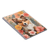 Schattigee babydieren | Schattigee Shetland Sheepd Notitieboek (Rechterzijde)