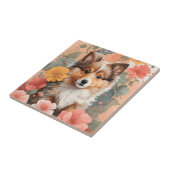 Schattigee babydieren | Schattigee Shetland Sheepd Tegeltje (Zijkant)