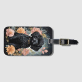 Schattigee babydieren | Schattigee zwarte poedel p Bagagelabel (Voorkant (horizontaal))