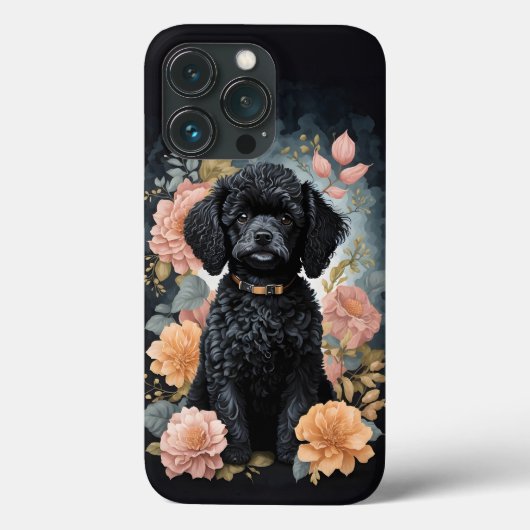 Schattigee babydieren | Schattigee zwarte poedel p Case-Mate iPhone Case (Achterkant)