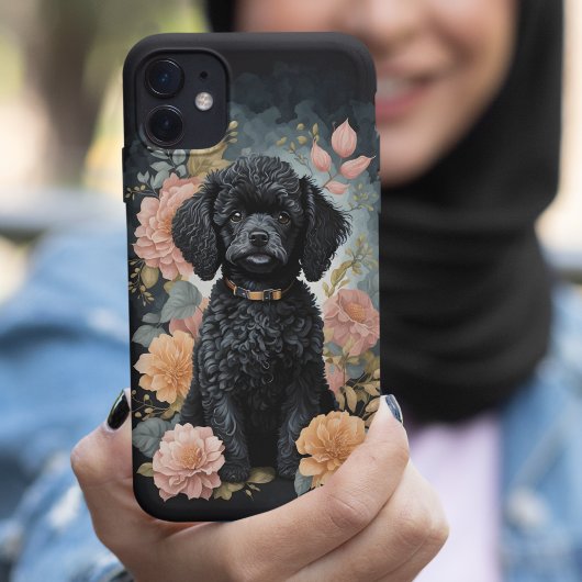 Schattigee babydieren | Schattigee zwarte poedel p Case-Mate iPhone Case
