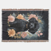 Schattigee babydieren | Schattigee zwarte poedel p Deken (Voorkant)