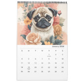 Schattigee babydieren Waterverf 2025 Kalender (Jan 2026)