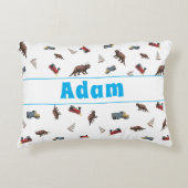 Schattigee  babyjongen accent kussen (Voorkant)