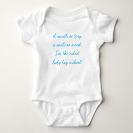 Schattigee babyjongen, unisex, neutraal, welkomstb romper