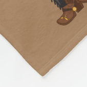 Schattigee babyjongen voeg naam cowboydeken toe fleece deken (Hoek)