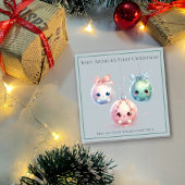 Schattigee Baby's Eerste Kerstmis Kaart