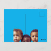 Schattigee Baby's Gift Wrapping Papier voor Baby s Briefkaart (Achterkant)