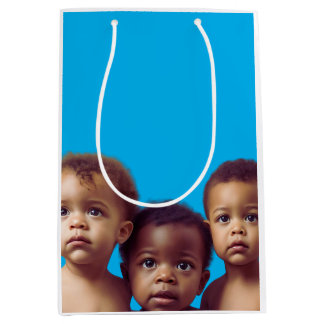 Schattigee Baby's Gift Wrapping Papier voor Baby s Medium Cadeauzakje