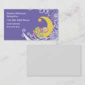 Schattigee Babysitter Theme Visitekaartjes Design (Voorkant / Achterkant)