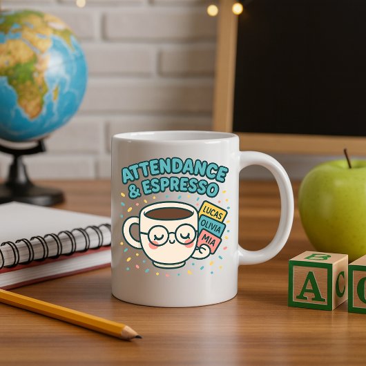 Schattigee Back-to-School Teachers Mok, Aanwezighe Koffiemok