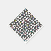 Schattigee badmintonpapieren servetten (Hoek)