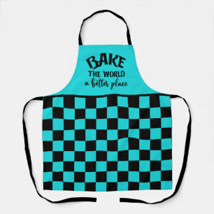 Schattigee Bake World Betere Plaats Woord Kunst Schort