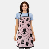 Schattigee Baker Pastry Chef Baking Utensils Roze  Schort (Gedragen)