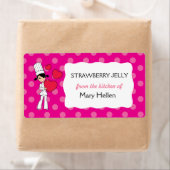 Schattigee baketiketten gepersonaliseerd etiket (Insitu)