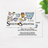 Schattigee bakken ingrediënten bakkerij visitekaar visitekaartje (Bureau)