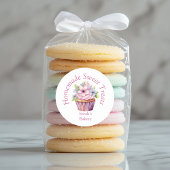 Schattigee Bakkerij Waterverf Verpakking Ronde Sticker