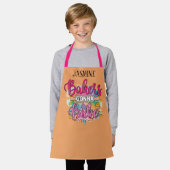 Schattigee bakkers gaan bakken voeg naam meisjes t schort (Gedragen)