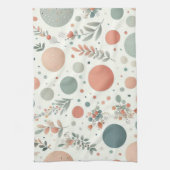 Schattigee bal met bladeren theedoek (Verticaal)