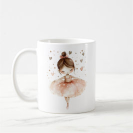 Schattigee Ballerina Ballet Dance Love Hearts Wate Koffiemok