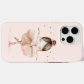 Schattigee Ballerina Ballet Dance Love Stars Water Case-Mate iPhone Case (Achterkant (horizontaal))