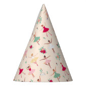 Schattigee Ballerina Meisje Verjaardagsfeest Feesthoedjes (Links)