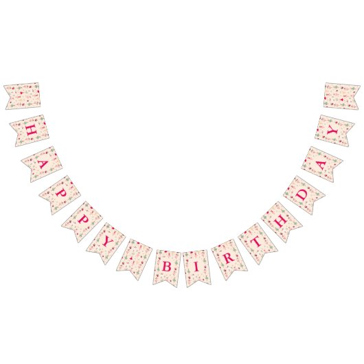 Schattigee Ballerina Meisje Verjaardagsfeest Vlaggetjes (Alle)